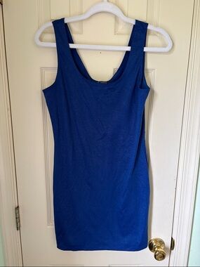 Sparkle & Fade Electric Blue Sleeveless Dress